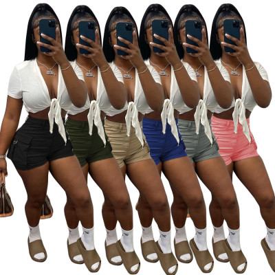 Women's Cargo Pants Sexy Fashion Ladies Shorts