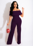 Sexy and fashionable word neck tube top jumpsuit