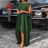 Plus Size Sleeveless Pullover Loose Print Dress