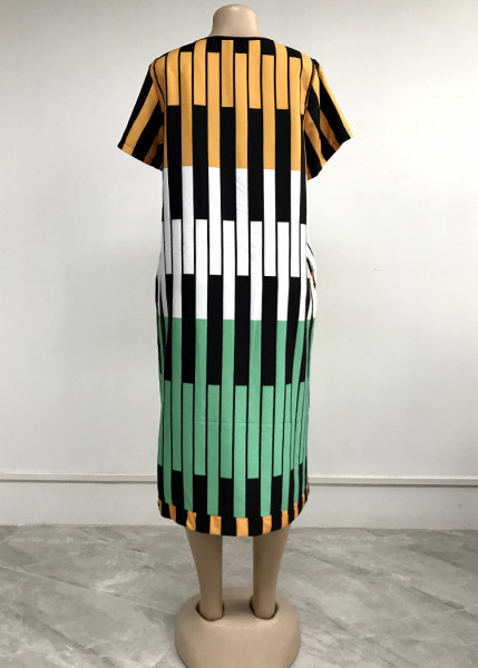 Fashion Print Plus Size Women's Print Dress