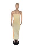 Sling hollow stitching nightclub bag hip sexy dress