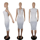 personalized solid color dress