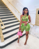 Sexy Cutout Tank Top Shorts Two-Piece Set