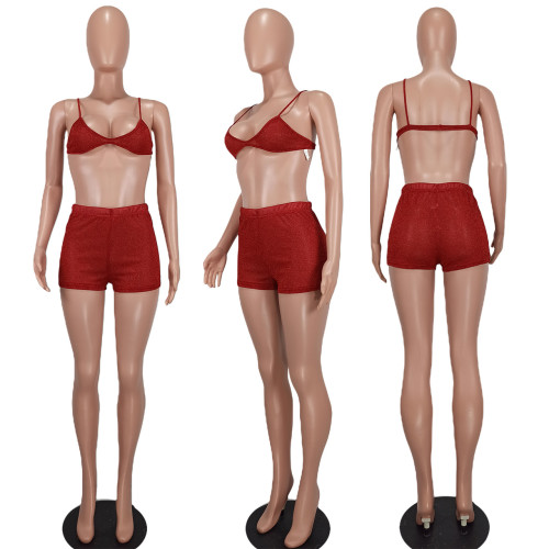 Fashion casual sexy two-piece suit