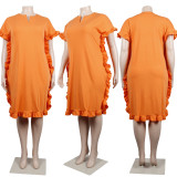 loose plus size dress nightclub clothes