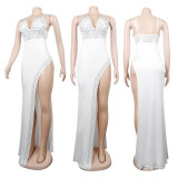 Sexy slim fit hot diamond nightclub dress