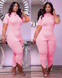 Casual fashion beaded fashion two-piece set