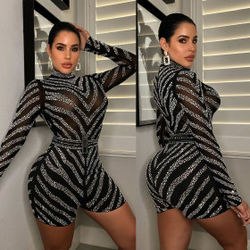 Sexy Slim Hot Drill Jumpsuit