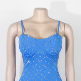 Sexy Slim Hot Diamond Sling Dress