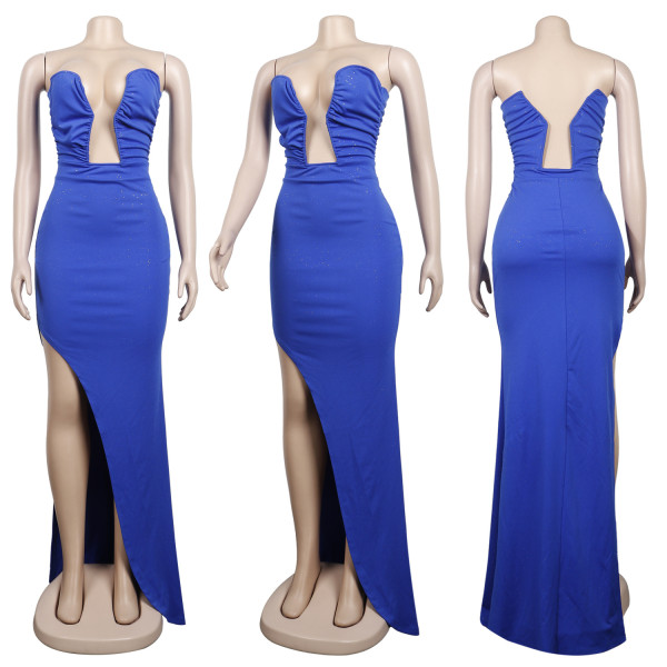 Sexy Slim Fit Floor Dress Dress