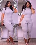 Casual fashion beaded fashion two-piece set