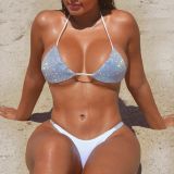 solid diamond bikini