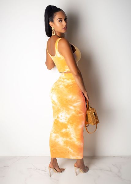 Sexy Tank Top Slim Two Piece Dress