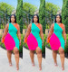 Sleeveless Sexy Digital Positioning Print Dress