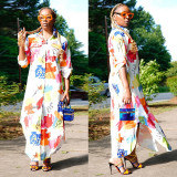 women's fashion sexy shirt long skirt dress