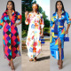 women's fashion sexy shirt long skirt dress