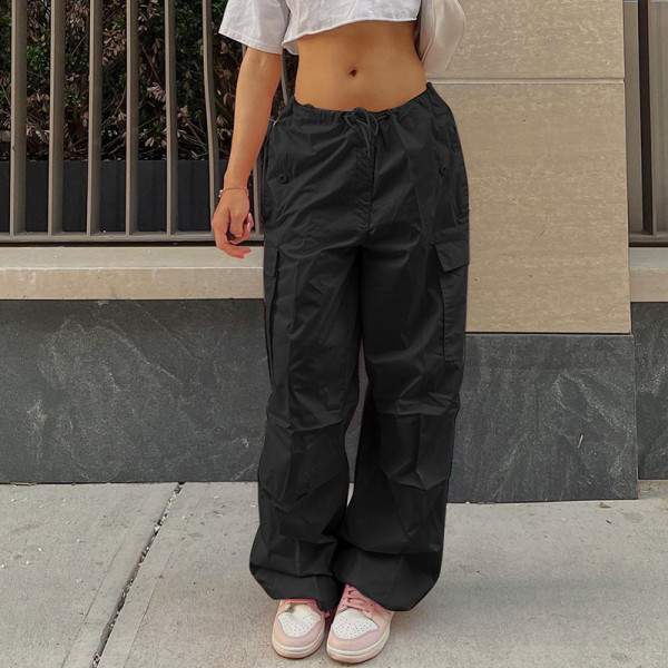 Loose overalls fashion casual low waist large size loose and slim leggings