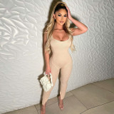 Sexy Backless Backless Sweater Jumpsuit