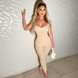 Sexy Backless Backless Sweater Jumpsuit