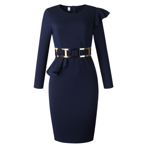 office professional fungus fringe dress