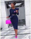 office professional fungus fringe dress