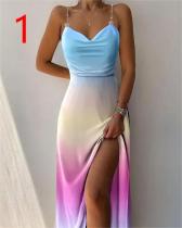 Fashion Ladies Sling Print Dress Dress Fashion Ladies Sling Print Dress Dress