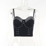 Camisole trend stud metal camisole top