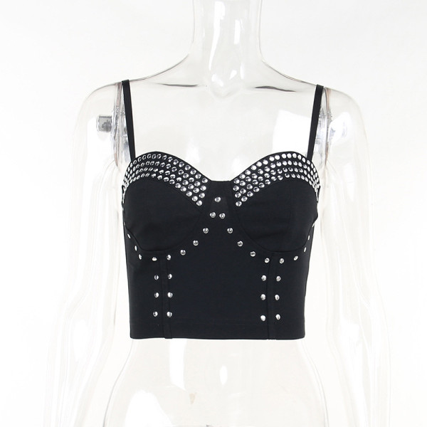 Camisole trend stud metal camisole top
