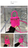 Striped Mini Lipstick Small Bag Fashion Portable Bucket Bag Personality Messenger Bag GH8638
