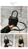Striped Mini Lipstick Small Bag Fashion Portable Bucket Bag Personality Messenger Bag GH8638