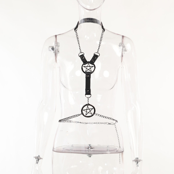 Accessories Halter Neck Sexy Babes Feature Star Chain Accessories