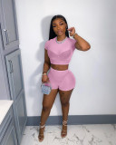 Sexy Perspective Mesh Fashion Casual Two Piece Suit