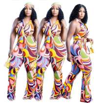 Fashionable and casual new backless jumpsuit Fashionable and casual new backless jumpsuit