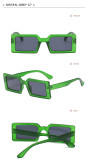 Square Sunglasses Small Frame Sunglasses Transparent Color Personality Street Shot Sunglasses