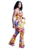 Fashionable and casual new backless jumpsuit