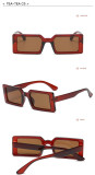 Square Sunglasses Small Frame Sunglasses Transparent Color Personality Street Shot Sunglasses