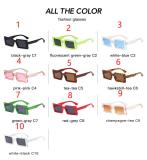 Square Sunglasses Small Frame Sunglasses Transparent Color Personality Street Shot Sunglasses