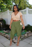 Fashion Loose Drawstring Casual Cropped Pants