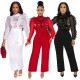 Lace trousers sexy see-through jumpsuit
