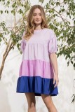 Fashion Casual Street Patchwork Dress