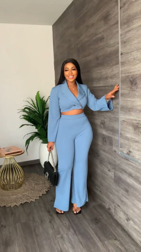 Women's autumn and winter casual suit two-piece suit