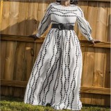 Women's Fashion Casual Sports Print Polka Dot Jumpsuit