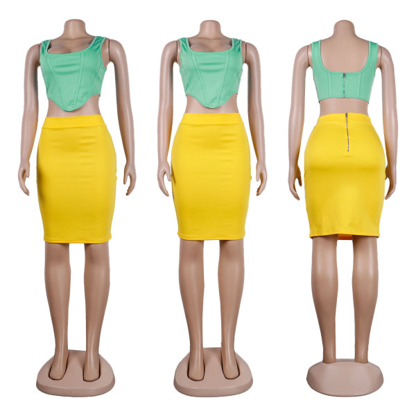 Sexy slim hip skirt suit nightclub suit