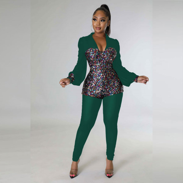 Sexy Mesh Sequin Jumpsuit