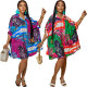 printed shirt dress