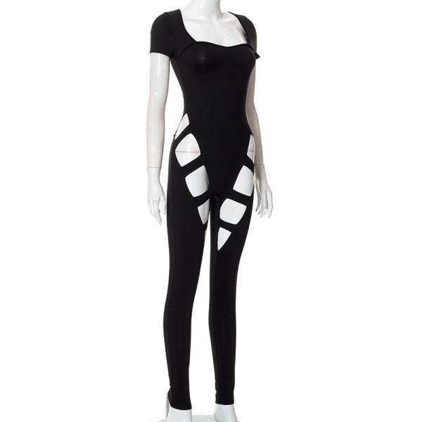 Sexy Cutout Nightclub Skinny Jumpsuit