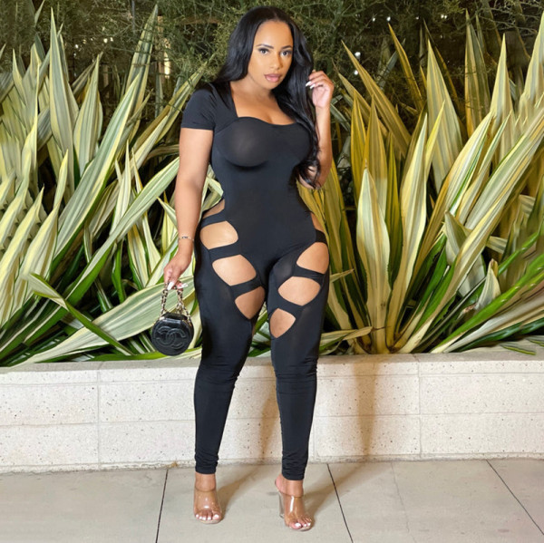 Sexy Cutout Nightclub Skinny Jumpsuit