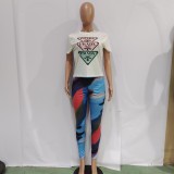 Sexy women's positioning personalized print top