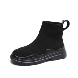 Socks Candy Boots Stretch Knit Shoes