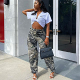 Sexy Loose Casual Zip Pocket Trousers